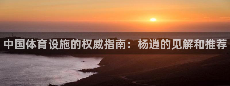意昂3集团官网网址：中国体育设施的权威指南：杨逍的见