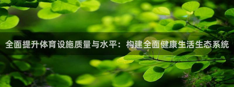 意昂3娱乐下载：全面提升体育设施质量与水平：构建全面健康生活