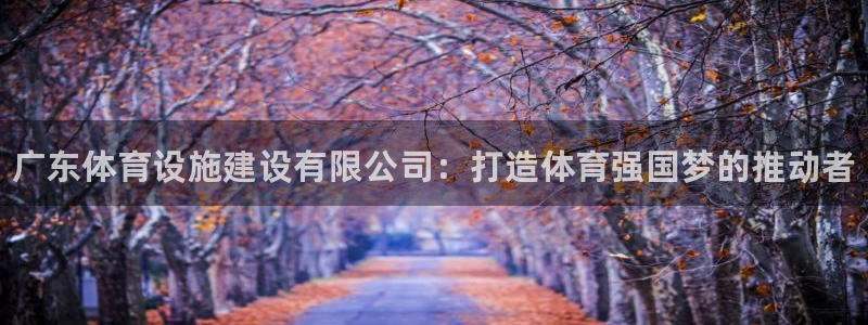 意昂体育3平台是正规平台吗：广东体育设施建设有限公司：打造体 